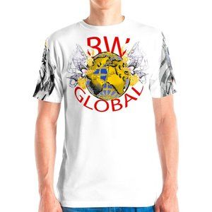 BW Global Men's Graphic Tee Designer Logo